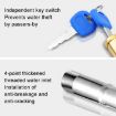 Outdoor Anti-theft Faucet with Lock - 4 Minute Faucet - 7