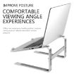 Aluminum Alloy Laptop Stand - Silver - 6