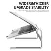 Aluminum Alloy Laptop Stand - Silver - 7