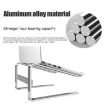 Aluminum Alloy Laptop Stand - Silver - 8