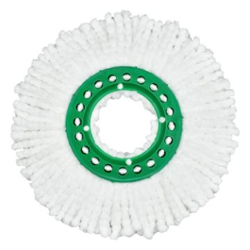 Libman Tornado Spin Mop Microfiber Mop Pad Replacement - White - 1