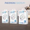 120W USB Fast Charger UK Plug Yellow - 5