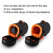 Cwatcun D157 DSLR Camera Lens Barrel Shockproof Thickened Digital Lens Bag Flip Lens Pouch - 4