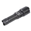 30W White Laser Wick LED Flashlight, 1000LM, Telescopic Zoom, Black - 2