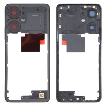 Xiaomi Poco M6 Middle Frame Bezel Plate - Black - 1