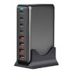 YMX-320W GaN 320W USB x 4 Fast Charger - UK Plug (Grey) - 3