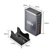 YMX-320W GaN 320W USB x 4 Fast Charger - US Plug (Grey) - 5
