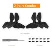 Sunnylife 2016S Drone 3-Blade Propeller - 2 Pairs (Orange) - 9