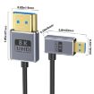 1.2m Coaxial Micro HDMI to HDMI Cable - 8K UHD 48Gbps Video Connection - 2