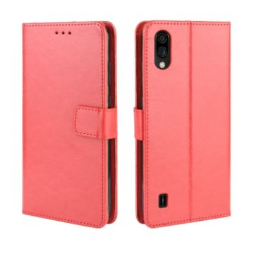ZTE Blade A5 2020 Retro Crazy Horse Texture Leather Case (Red) - 1