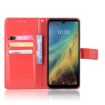 ZTE Blade A5 2020 Retro Crazy Horse Texture Leather Case (Red) - 5
