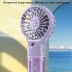 Yellow USB Rechargeable Handheld Misting Fan - Portable Hydration Fan - 7