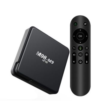 M98-M9 Quad-core ARM Cortex-A53 Android TV Box, 2GB RAM, 8GB, UK Plug - 1