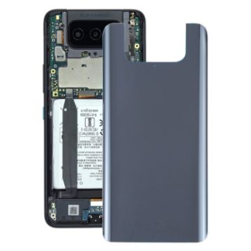 Black Glass Battery Back Cover for Asus Zenfone 8 Flip ZS672KS - 1
