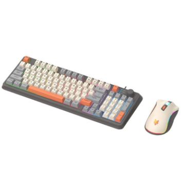 XUNSVFOX K820 Wired Gaming Keyboard And Mouse Set (Shimmer) - 1