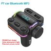 P7 PD20W QC3.0 Dual Fast Charging Car MP3 Player FM Transmitter - 5