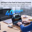 ORICO ACOM2-U4 40Gbps M.2 NVMe SSD Enclosure Grey - 3