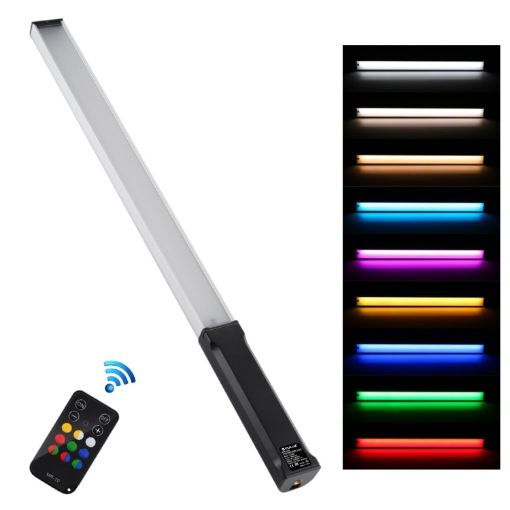 PULUZ RGB Colorful LED Stick Fill Light with Remote Control - 1