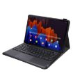 Bluetooth Keyboard Leather Tablet Case for Samsung Galaxy Tab S8+/S7 FE - Gold - 4