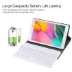 Ultra-thin Magnetic Bluetooth Keyboard Case for Galaxy Tab A 8.0 2019 - Gold - 8