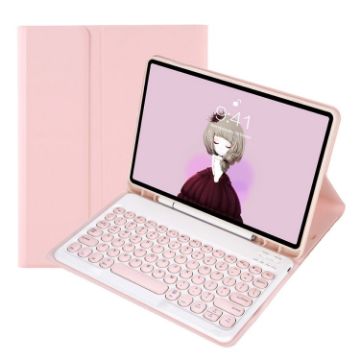 Samsung Galaxy Tab S6 Lite 10.4" Keyboard Case - Pink - 1