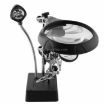 5 LED Auxiliary Clip Magnifier with Soldering Stand & Two Magnifier - 4