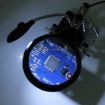 5 LED Auxiliary Clip Magnifier with Soldering Stand & Two Magnifier - 6