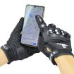 GHOST RACING Motorcycle Riding Gloves XXL Black - 6