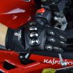 GHOST RACING Motorcycle Riding Gloves XXL Black - 7