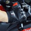 GHOST RACING Motorcycle Riding Gloves XXL Black - 8