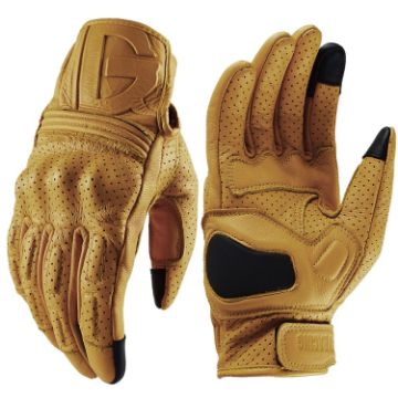 GHOST RACING Motorcycle Riding Gloves, Size L - Anti-fall, Warm, Breathable - 1