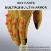 GHOST RACING Motorcycle Riding Full-finger Gloves, Size L - Anti-fall & Warm - 7