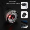 Round Bicycle Intelligent Induction Brake Taillight Night Riding Warning Light - 4