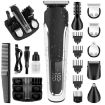 Men Waterproof Electric Hair Trimmer Kit Nose Mustache Body Shaver - 1