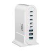 YMX-968 268W 8-Port Desktop Fast Charger - AU Plug (White) - 6