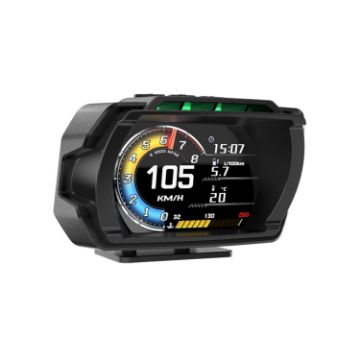 HUD OBD LCD Mileage Speedometer (Japanese Version) - 1