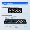 Head-up Display OBD Multi-function Vehicle Instrument Oil Temperature Gearbox Monitoring Screen - 4