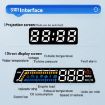 Head-up Display OBD Multi-function Vehicle Instrument Oil Temperature Gearbox Monitoring Screen - 5