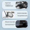Head-up Display OBD Multi-function Vehicle Instrument Oil Temperature Gearbox Monitoring Screen - 7