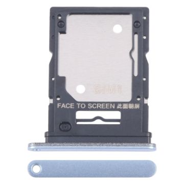 Original SIM Card Tray + SIM/Micro SD Card Tray for Xiaomi Redmi 13 4G (Blue) - 1