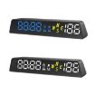 USB Powered HD Vehicle Altitude Meter (Blue White) - 2