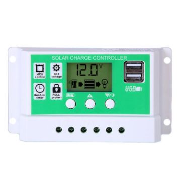 60A 12V PWM Solar Cell Panel Charger Controller for Lithium-ion & Lead-acid Battery - 1