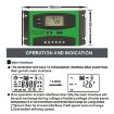30A Solar Charge Controller Dual USB LCD Regulator - 5