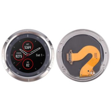 Garmin Fenix 5 Plus LCD Screen with Digitizer Assembly (Silver) - 1