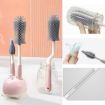 Silicone Rotating Cup Brush Set - Bottle Nipple Straw Cleaner Brush - 2