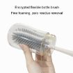 Silicone Rotating Cup Brush Set - Bottle Nipple Straw Cleaner Brush - 5