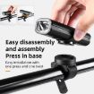 ESLNF Mountain Bike Headlight Waterproof Aluminum USB Charging - 5
