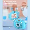 DC502 Children Digital Camera 2.4" 16X Zoom 2.7K Video Recording Blue + 32G - 5