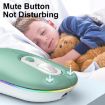 Rechargeable Wireless Mouse 2.4G Green - Illuminated Silent - 6