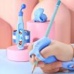 Cartoon Student Anti-wrist Hook Pen Holding Corrector Set (Pink) - 9